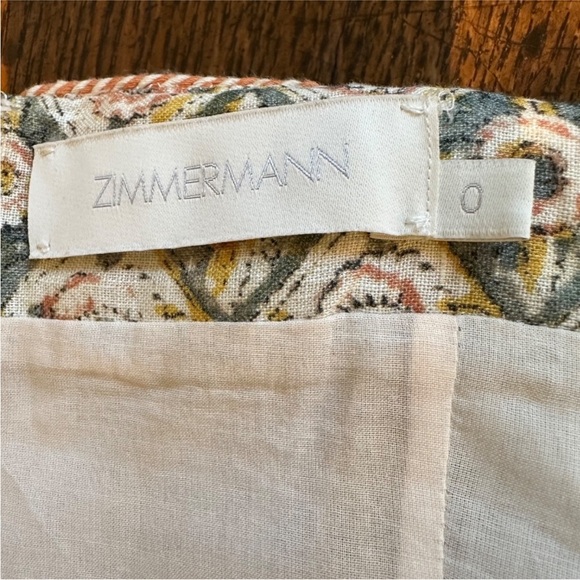 Zimmermann Multicolor Floral Mini Dress - Picture 6 of 11